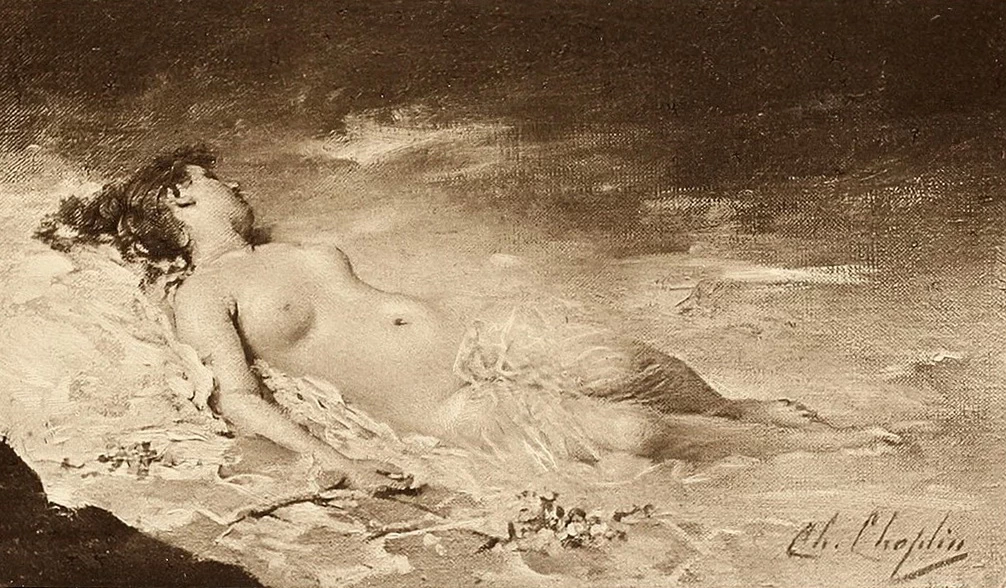 Giovane donna distesa